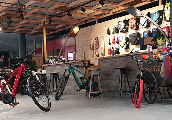 présentation du magasin